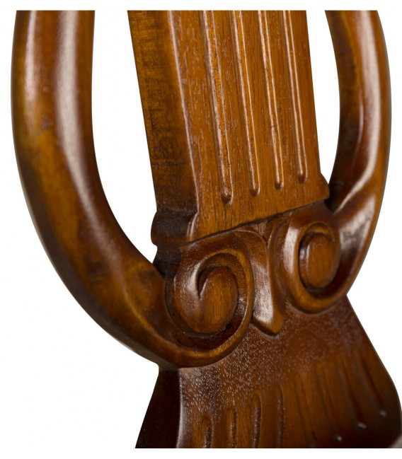 SILLA 50 X 47 X 90 LIBERTY MADERA CAOBA ARTESANAL
