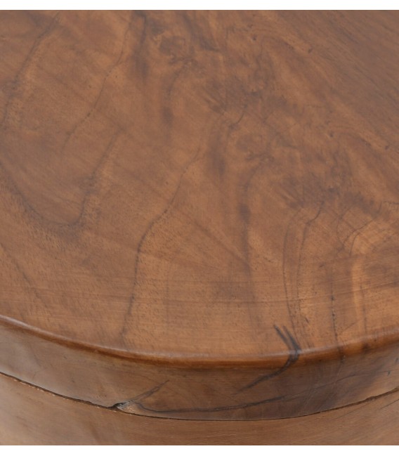 MESITA AUXILIAR 35 Ø X 45 TARZOS MADERA TECA NATURAL