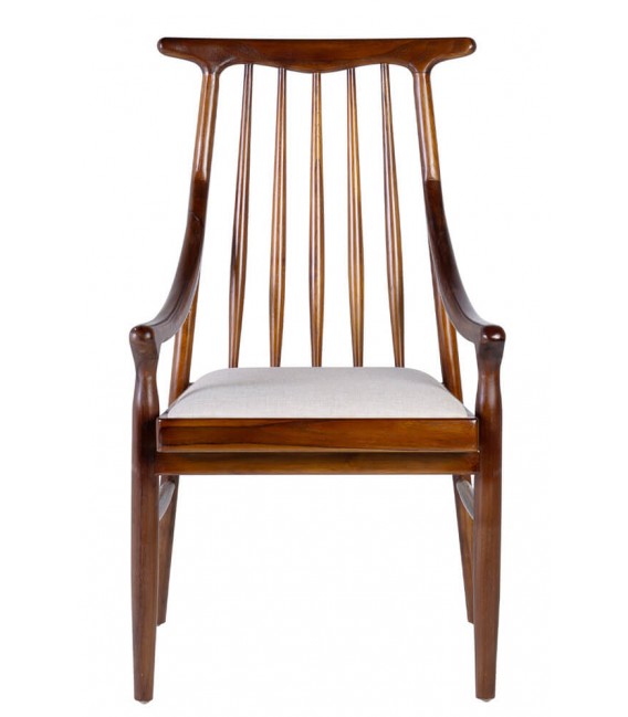 Sillón de comedor comodo estilo colonial mdmhogar