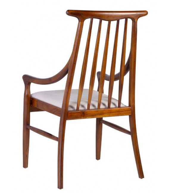 Sillón de comedor comodo estilo colonial mdmhogar