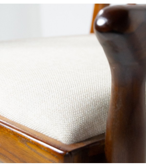 Sillón de comedor comodo estilo colonial mdmhogar