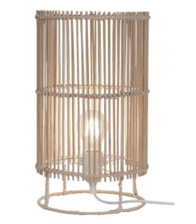 LAMPARA DE SOBREMESA 21 Ø X 36 MOGAR RATAN NATURAL