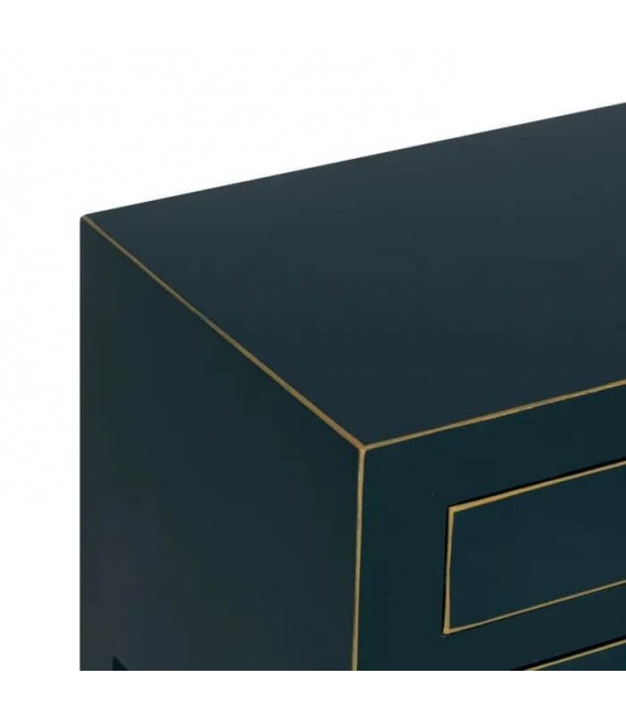 CONSOLA 85 X 26 X 85 TURCA MADERA LACADA EN AZUL