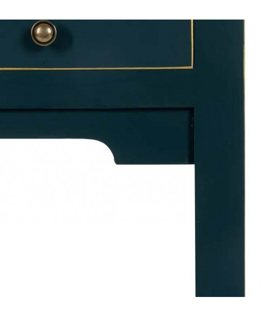 CONSOLA 85 X 26 X 85 TURCA MADERA LACADA EN AZUL