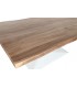 MESA DE COMEDOR 200 X 100 X 76 MARTINI MADERA NATURAL METAL BANCO