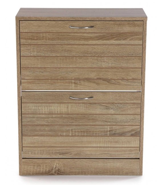 ZAPATERO 57 X 24 X 75 LANIK DOBLE MELAMINA ROBLE