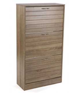 ZAPATERO 57 X 24 X 107 LANIK TRIPLE MELAMINA ROBLE