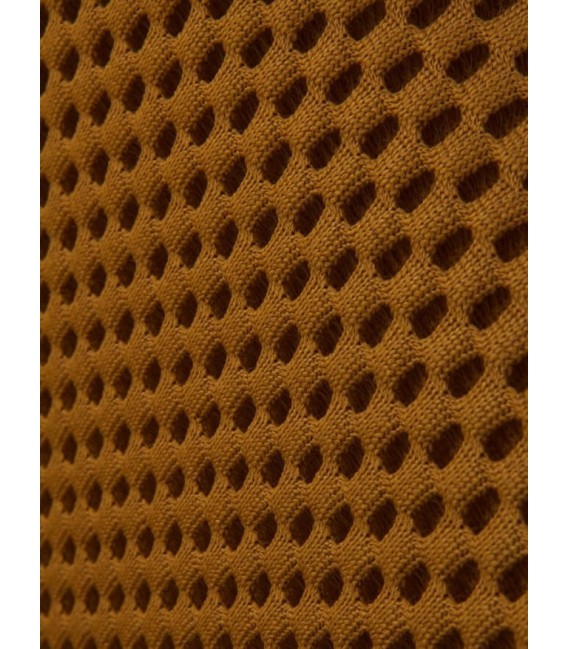 SILLON COMEDOR 53 X 51 X 89 LANPO GIRATIORIO METAL NEGRO TEXTIL MOSTAZA