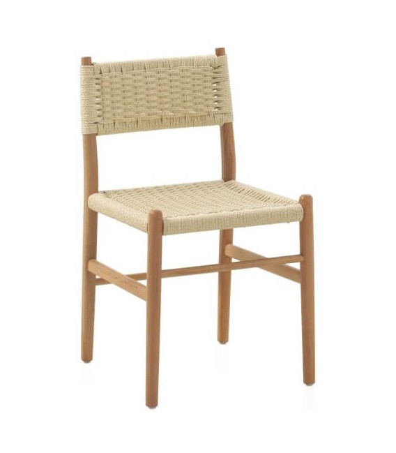 SILLA 44 X 50 X 77 FERIA MADERA Y CUERDA NATURAL