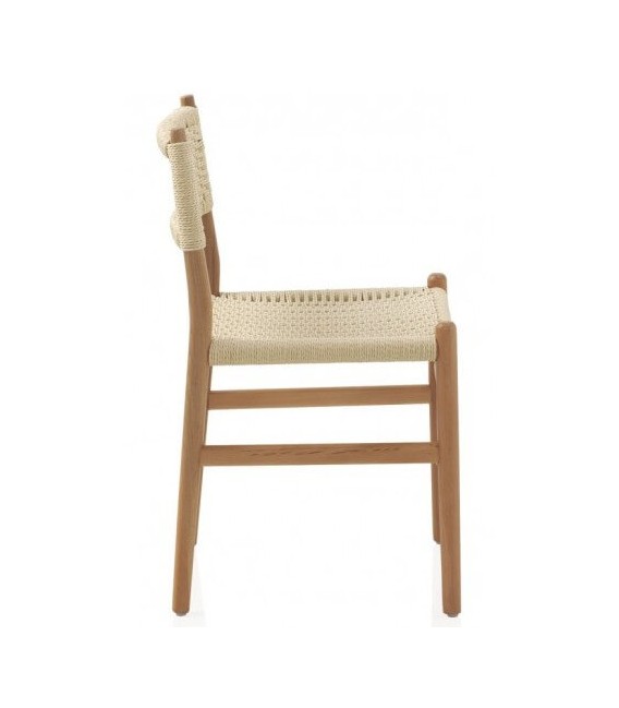 SILLA 44 X 50 X 77 FERIA MADERA Y CUERDA NATURAL