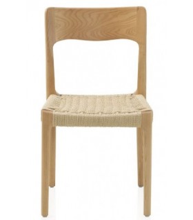 SILLA 44 X 50 X 77 VELLA MADERA Y CUERDA NATURAL