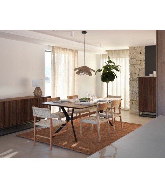 SILLA 44 X 50 X 77 VELLA MADERA Y CUERDA NATURAL