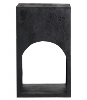 MESITA AUXILIAR 30 X 30 X 50 LIRKA MADERA TEÑIDA DE NEGRO