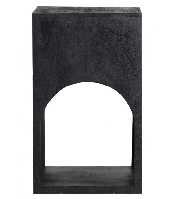 MESITA AUXILIAR 30 X 30 X 50 LIRKA MADERA TEÑIDA DE NEGRO