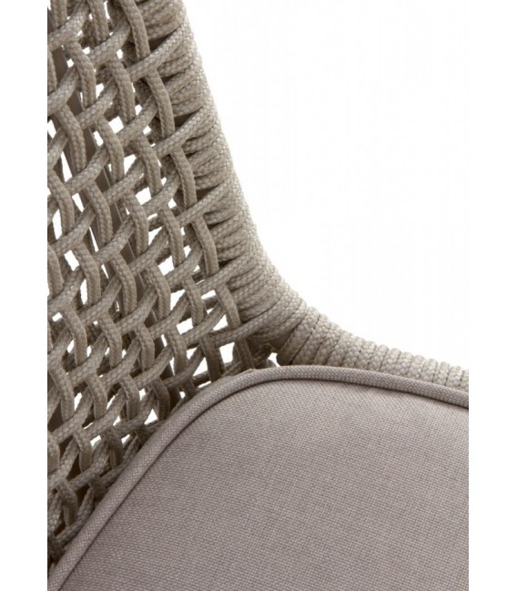 SILLA 51X 58 X 94 OLEA MADERA NATURAL CUERDA Y TEXTIL