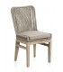 SILLA 51X 58 X 94 OLEA MADERA NATURAL CUERDA Y TEXTIL