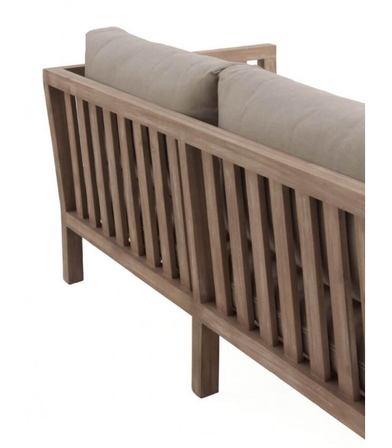 SOFA 169 X 75 X 67 TEXAS MADERA ACACIA TEXTIL TOPO