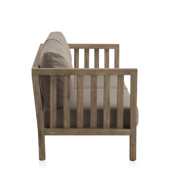 SOFA 169 X 75 X 67 TEXAS MADERA ACACIA TEXTIL TOPO