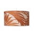 LAMPARA DE TECHO 50 Ø X 105 PALMAR TEXTIL ESTAMPADO COLOR TEJA