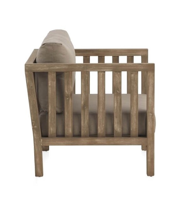 SILLON 80 X 75 X 67 TEXAS MADERA ACACIA TEXTIL TOPO