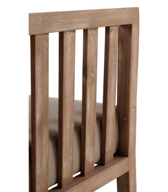 SILLON 80 X 75 X 67 TEXAS MADERA ACACIA TEXTIL TOPO