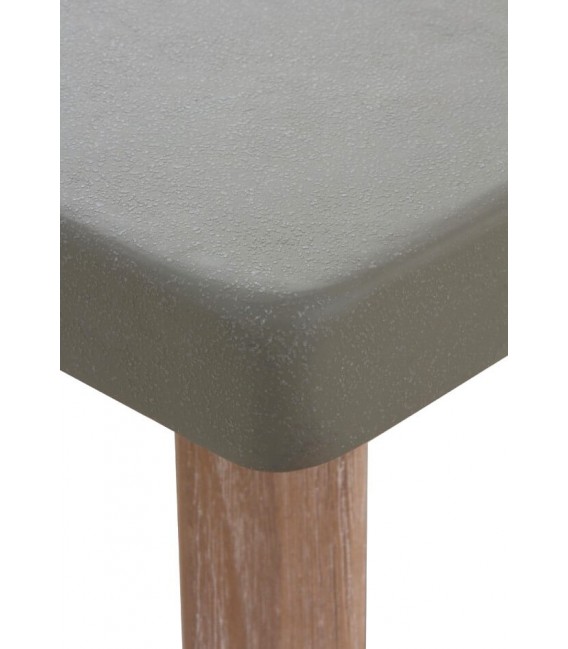 MESA DE CENTRO 120 X 70 X 38 OLEA MADERA NATURAL CEMENTO TOPO