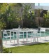 MESA DE COMEDOR EXTENSIBLE 140 X 90 X 75 REBEL BLANCA EXTERIOR