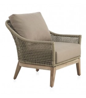 SILLON 81 X 87 X 81 OLEA MADERA Y CUERDA SINTETICA TOPO