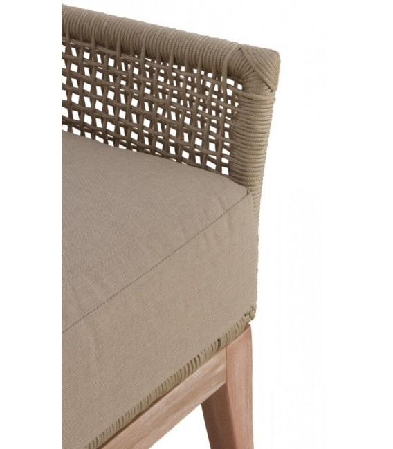 SILLON 81 X 87 X 81 OLEA MADERA Y CUERDA SINTETICA TOPO