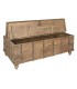 MESA DE CENTRO 158 X 85 X 54 TATUM MADERA NATURAL METAL VINTAGE