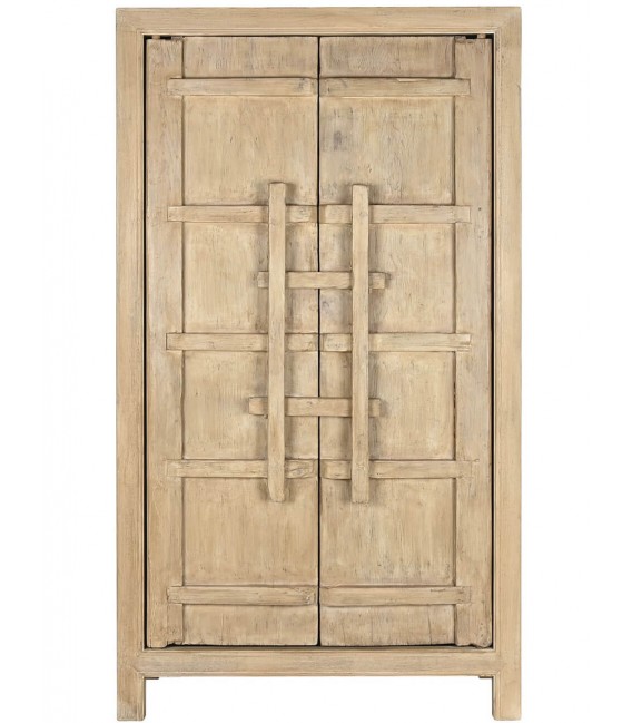 ARMARIO ALACENA 115 X 45 X 220 LOMO MADERA NATURAL