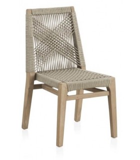 SILLA 47 X 57 X 89 PUCHINO MADERA NATURAL CUERDA SINTETICA