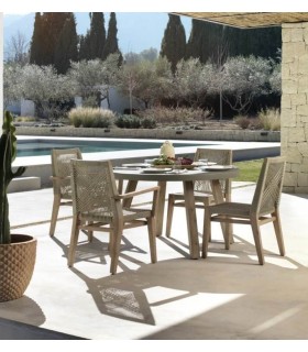 SILLA 47 X 57 X 89 PUCHINO MADERA NATURAL CUERDA SINTETICA