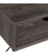 CONSOLA 80 X 30 X 75 WINIE MDF GRIS METAL NEGRO