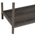 CONSOLA 80 X 30 X 75 WINIE MDF GRIS METAL NEGRO