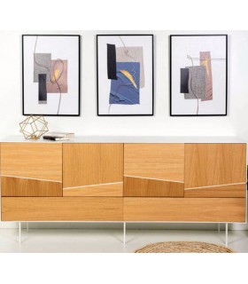 CUADRO 50 X 4 X 70 MARILO AZUL AMARILLO Y NEGRO