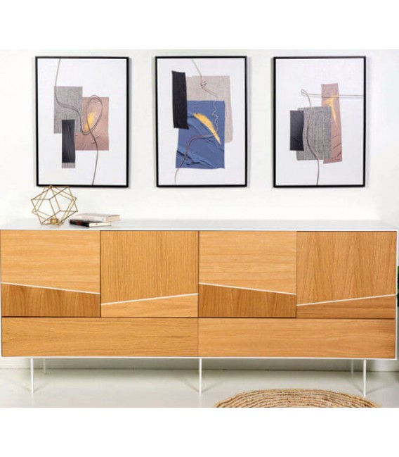 CUADRO 50 X 4 X 70 MARILO AZUL AMARILLO Y NEGRO