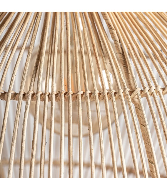 LAMPARA DE TECHO 60 Ø X 90 JULUA RATAN NATURAL