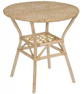 MESA VELADOR 75 Ø X 76 TEMPLA RATAN NATURAL