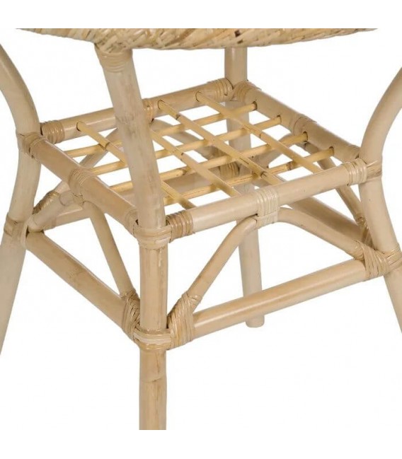 MESA VELADOR 75 Ø X 76 TEMPLA RATAN NATURAL