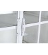 VITRINA 170 X 45 X 200 JULIUS MADERA DECAPADA EN BLANCO Y METAL