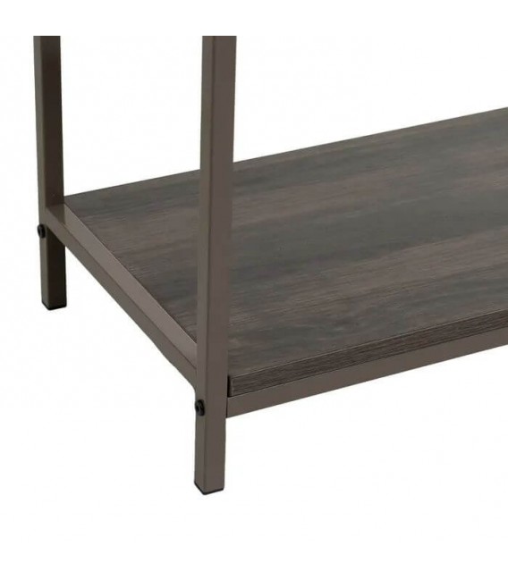 ESTANTERIA 60 X 30 X 116 WINIE MDF GRIS METAL GRIS