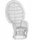 SILLON 97 X 66 X 144 MANUELE RATAN BLANCO
