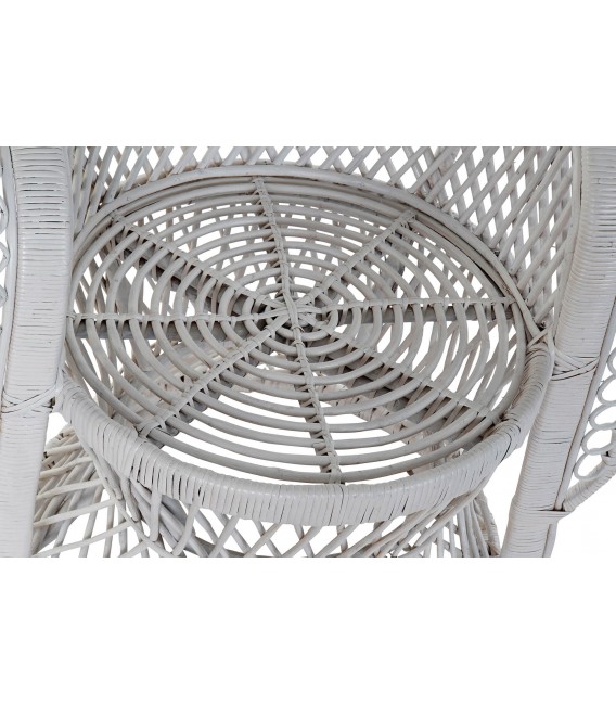 SILLON 97 X 66 X 144 MANUELE RATAN BLANCO