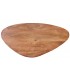 MESA DE CENTRO 85 X 43 X 36 MADERA NATURAL METAL NEGRO