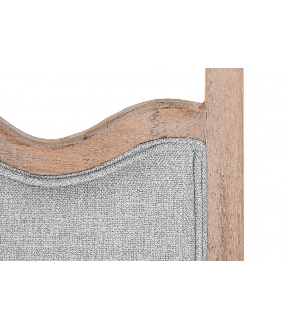 SILLON 70 X 73 X 88 AINA MADERA NATURAL TELA GRIS