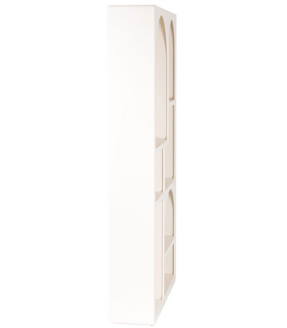 ESTANTERIA 97 X 26 X 180 ISLA MADERA MDF LACADA EN BLANCO