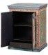 MESITA DE NOCHE 54 X 34 X 68 GRANADA MADERA DECORADA A MANO