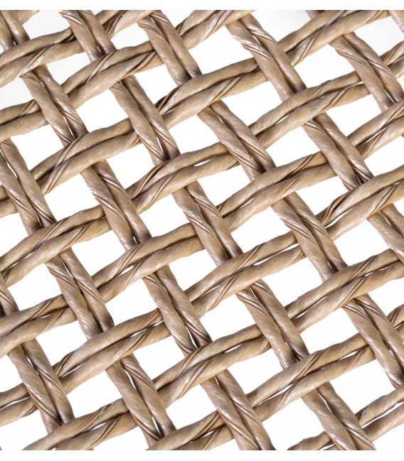 SILLON COMEDOR 53 X 51 X 80 LOVE MADERA TECA CUERDA NATURAL