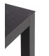 MESA DE COMEDOR 90 X 90 X 75 ALUMINIO GRIS DEKTON NEGRO EXTERIOR